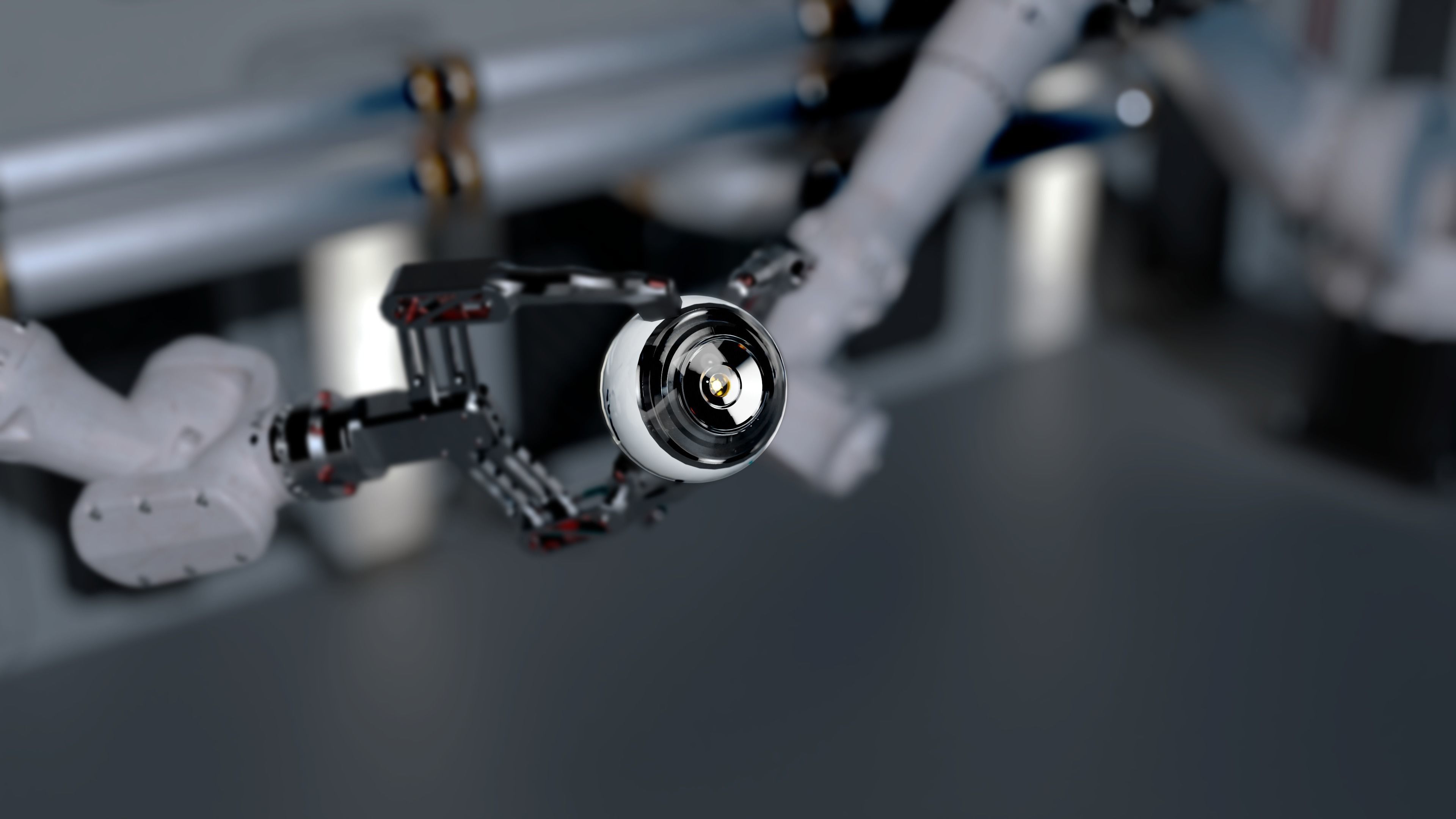 Cybernetic eyes pack Low-poly 3D model_2