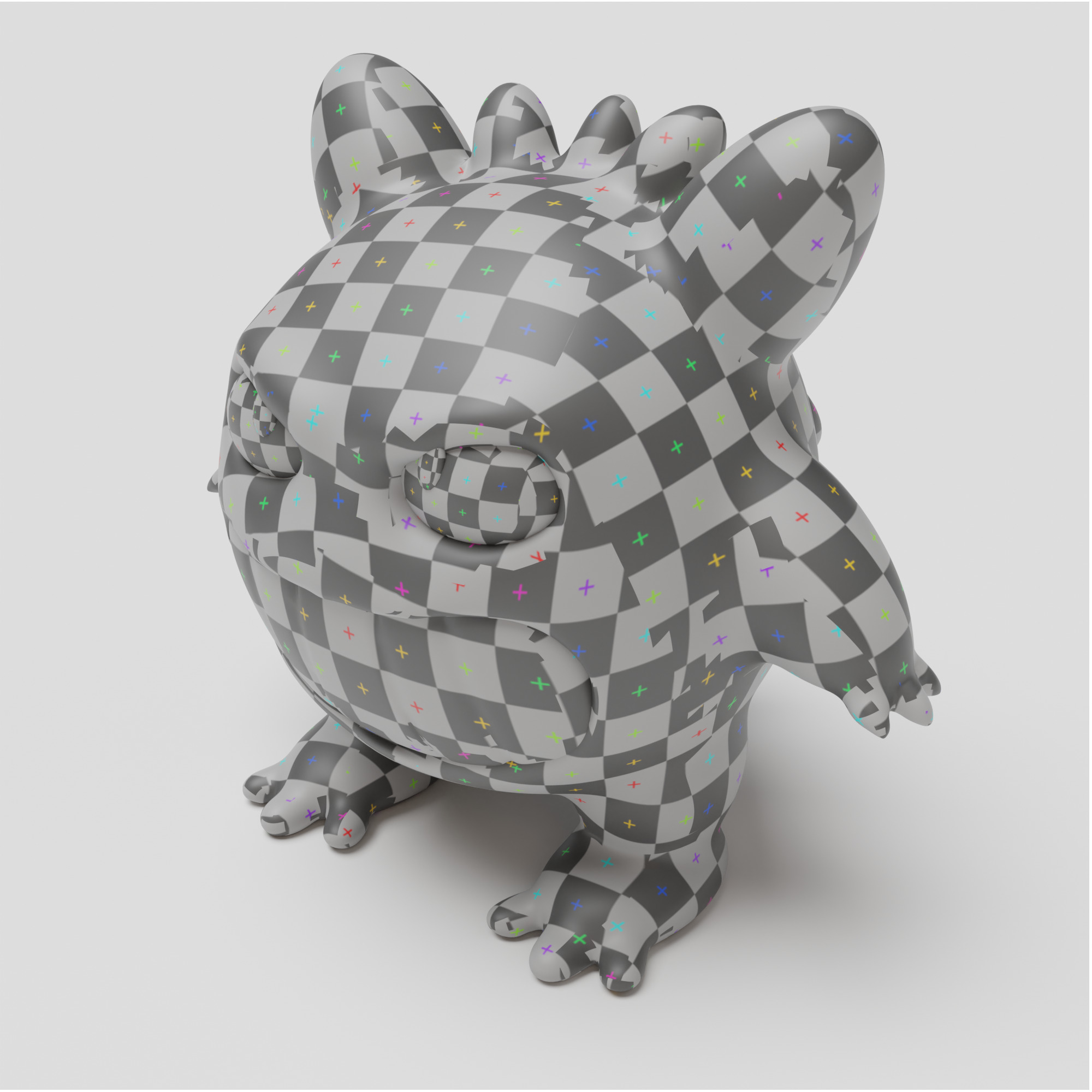 Grinster Free low-poly 3D model_2