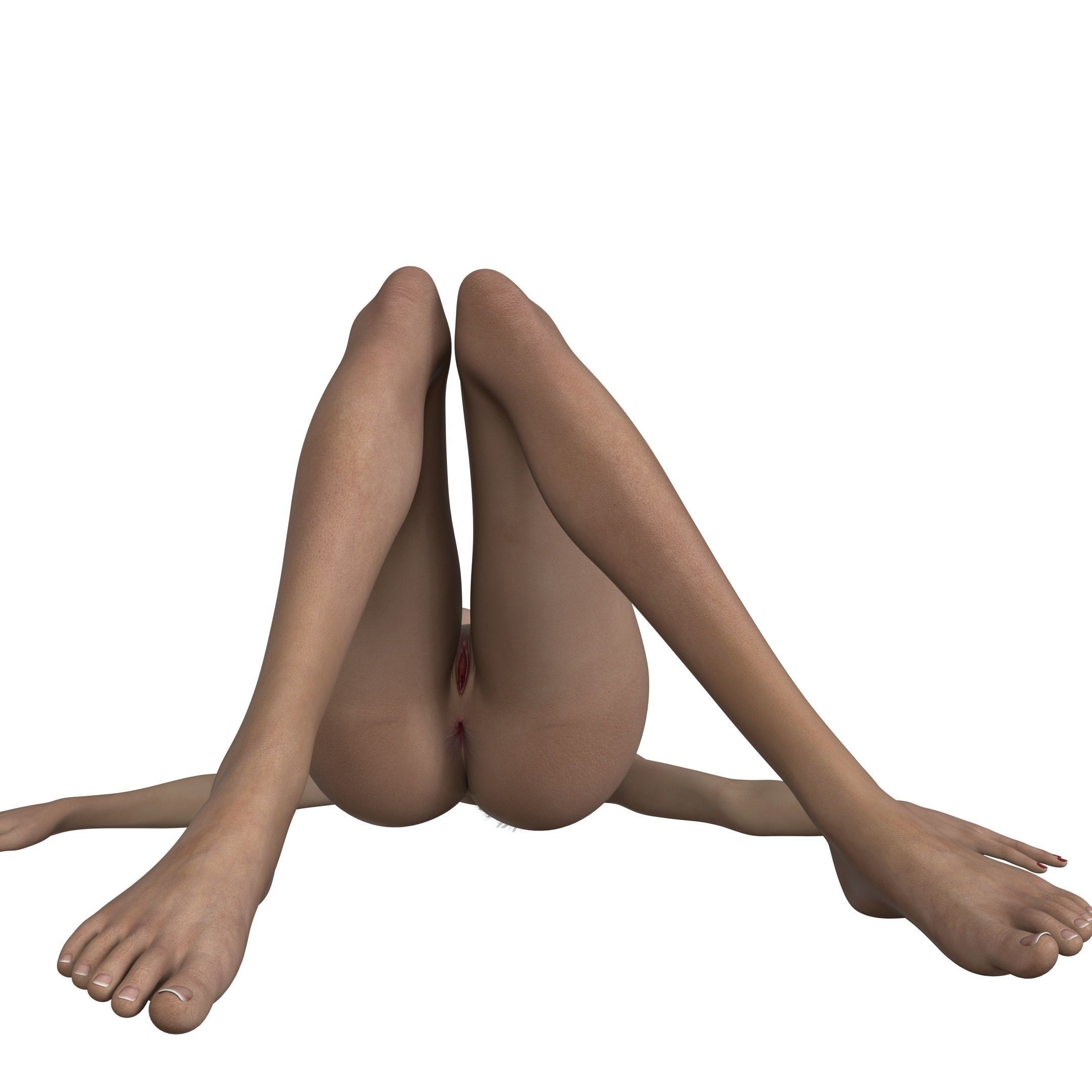 3D Female Midori 3D model_14