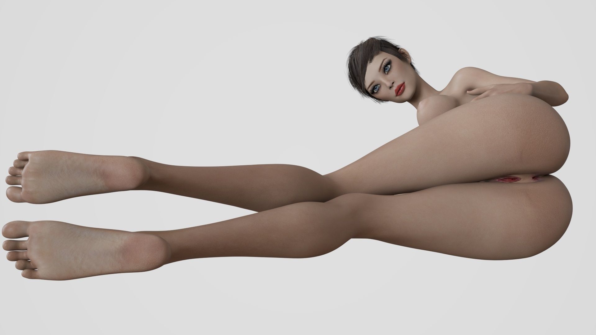 3D Female Midori 3D model_7