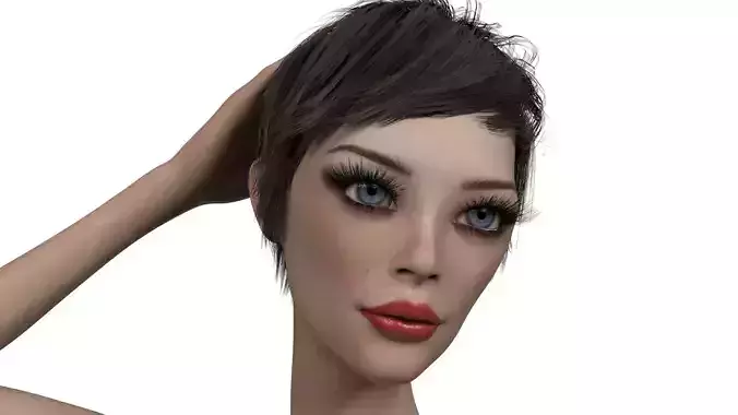 3D Female Midori 3D model 3D Female Midori 3D model