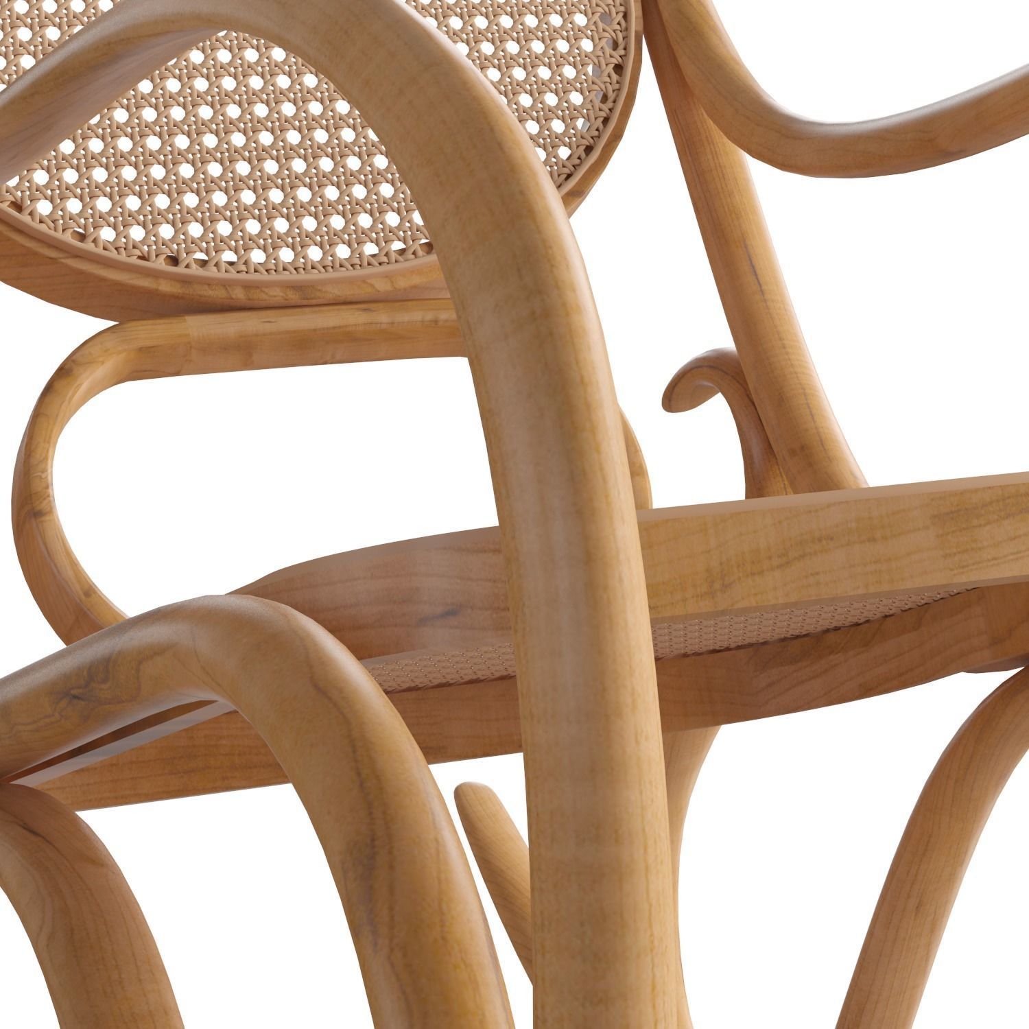 Rattan swing chair 3D model | CGTrader