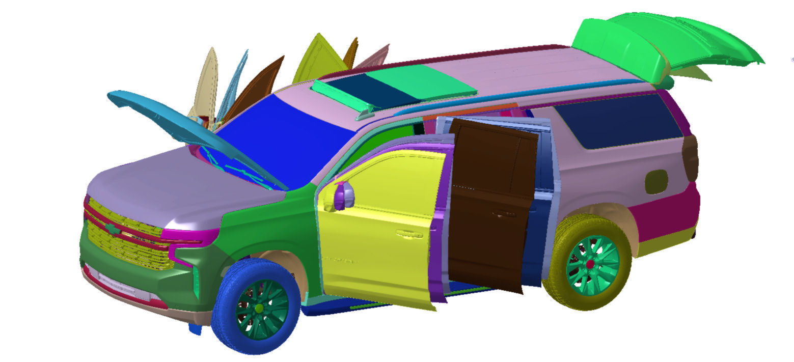 Chevrolet Suburban Premier 2021 Vehicle 3d scan model 3D model_3