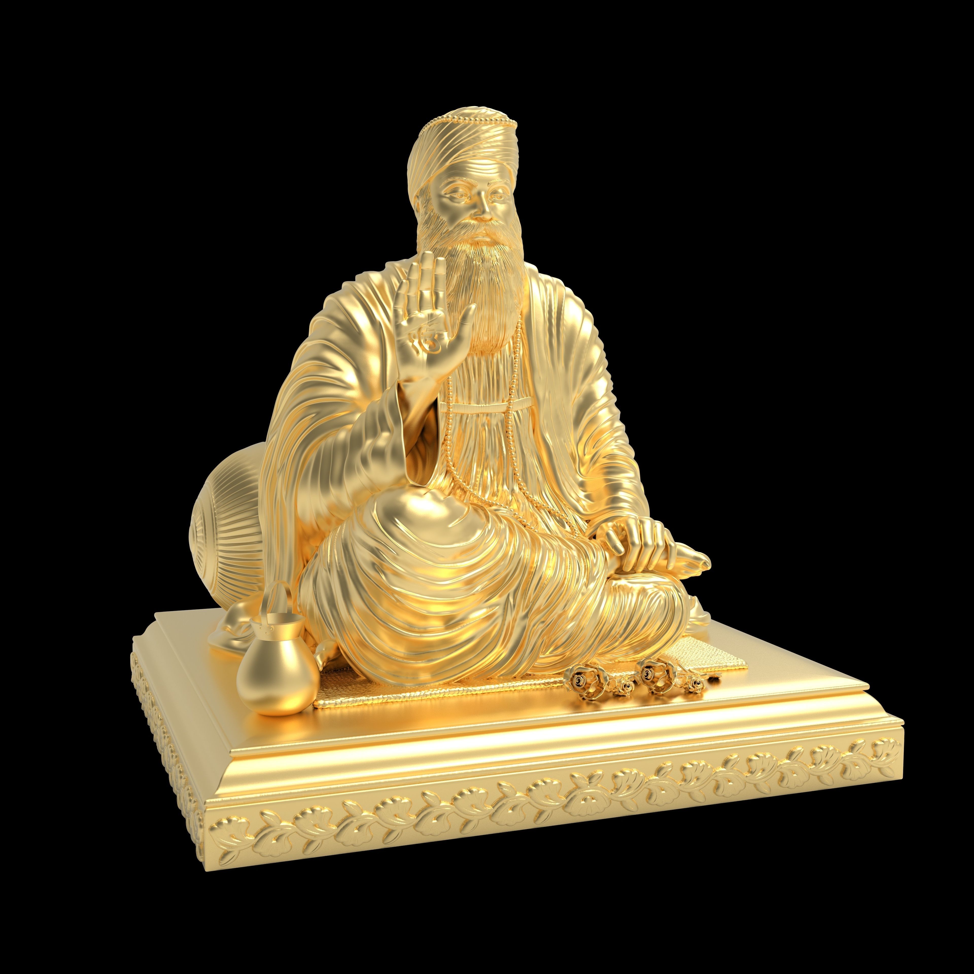 Guru Nanak JI 3D print model_5
