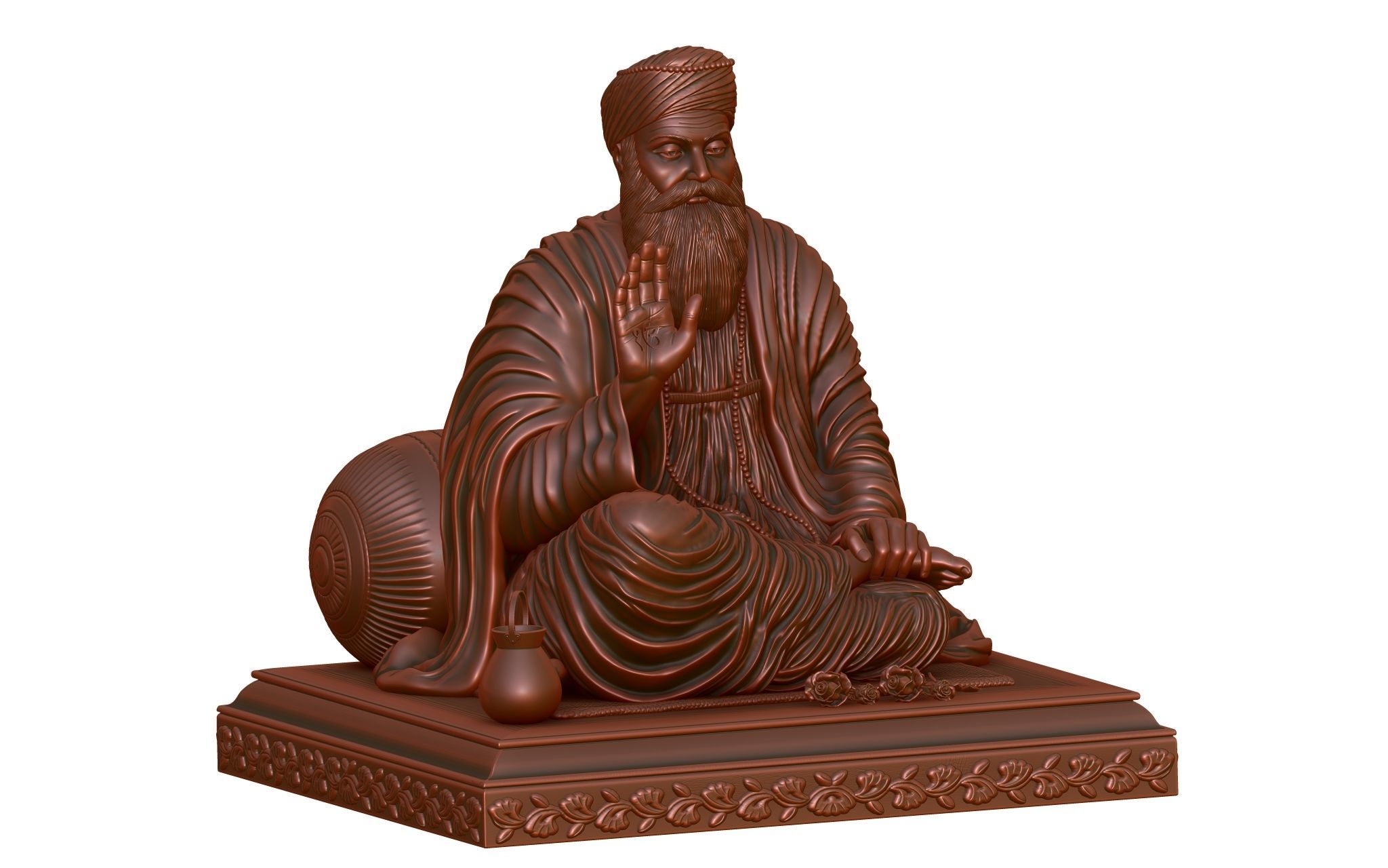 Guru Nanak JI 3D print model_2