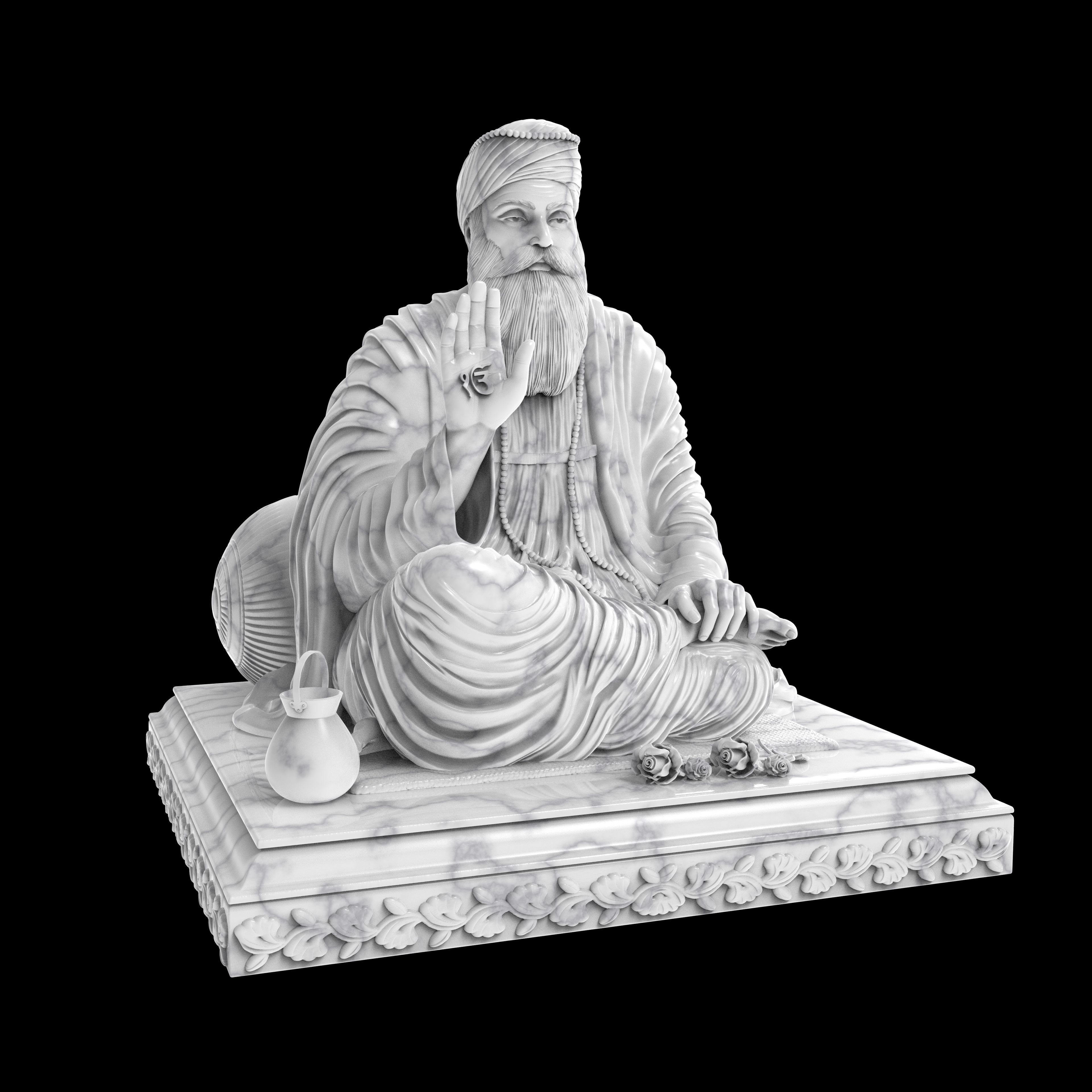 Guru Nanak JI 3D print model_4