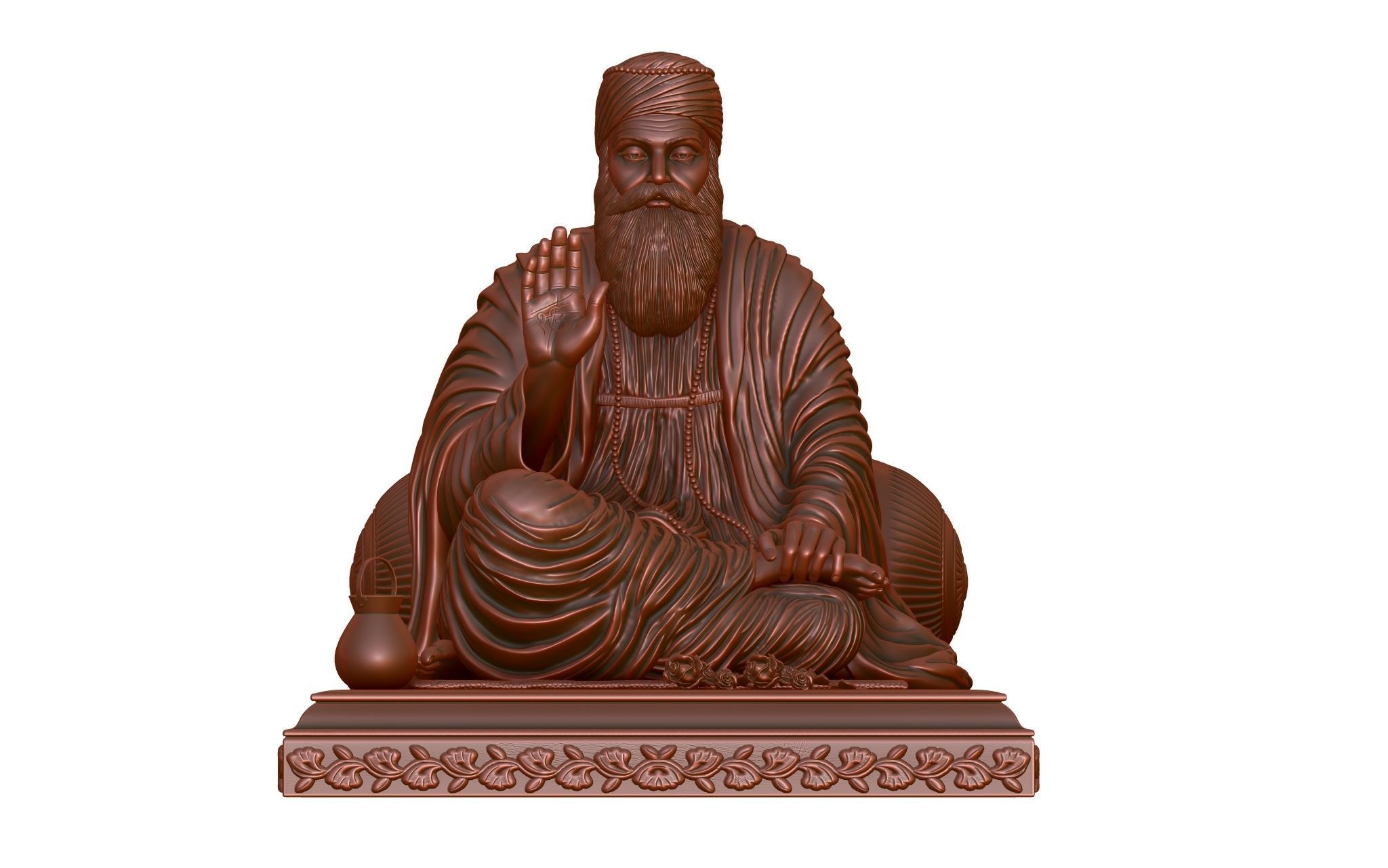 Guru Nanak JI 3D print model_3