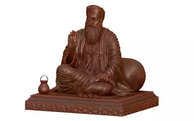 Guru Nanak JI 3D print model