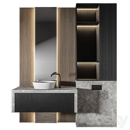 Luxury Bathroom 285 3D model