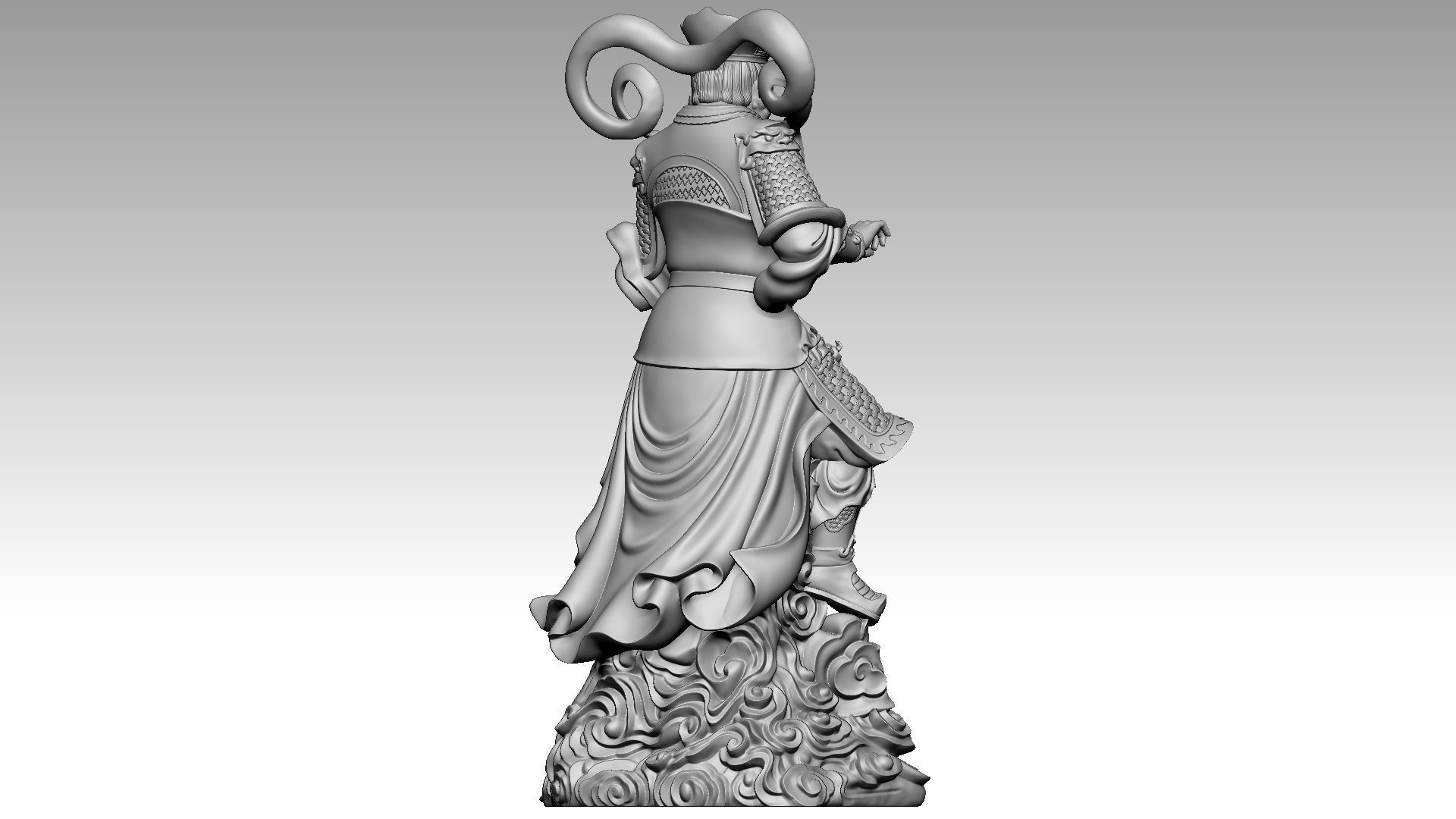 the four Heavenly Kings 1 3D print model_5