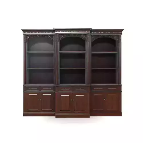 bookcase vintage mahogany