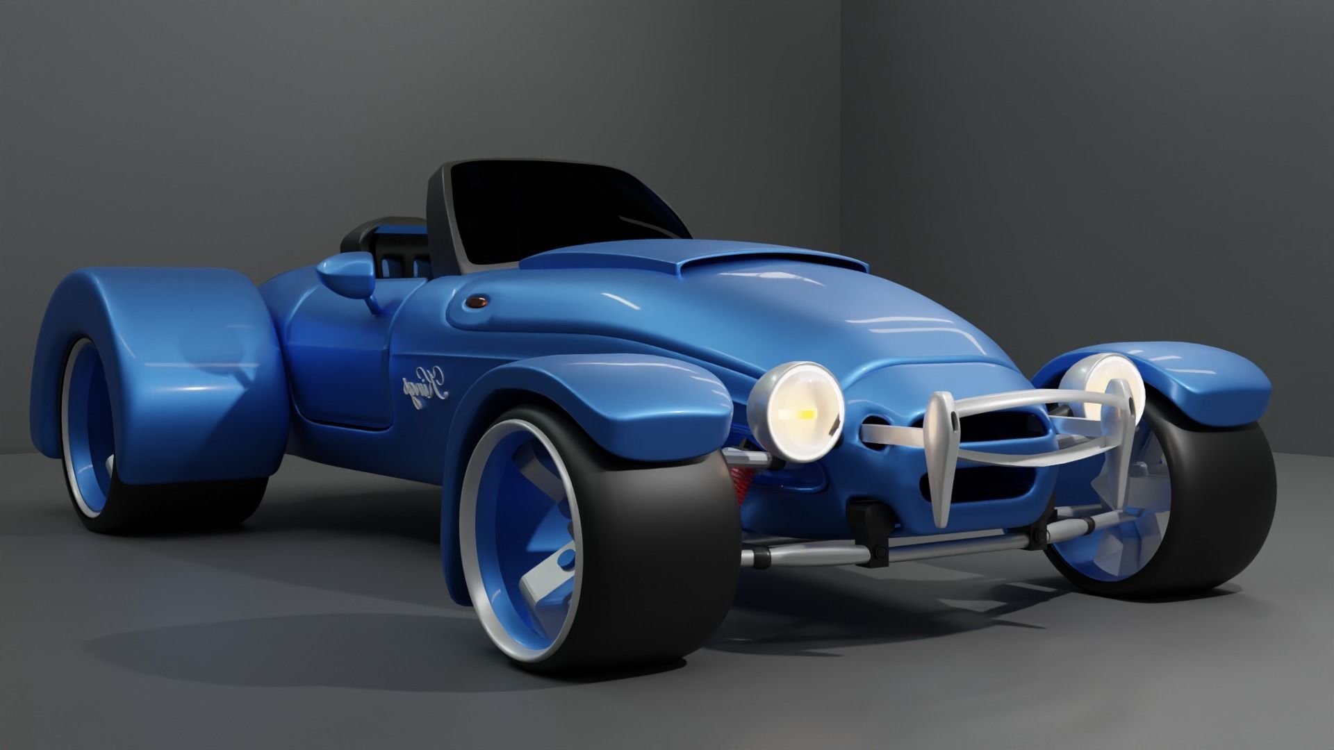 3D Custom Model Panoz Roadster 3D model_7