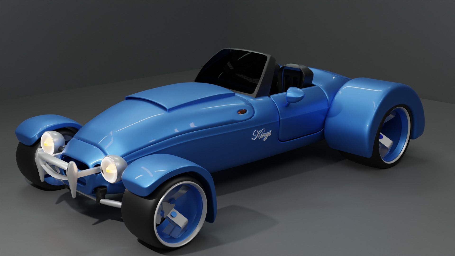 3D Custom Model Panoz Roadster 3D model_6