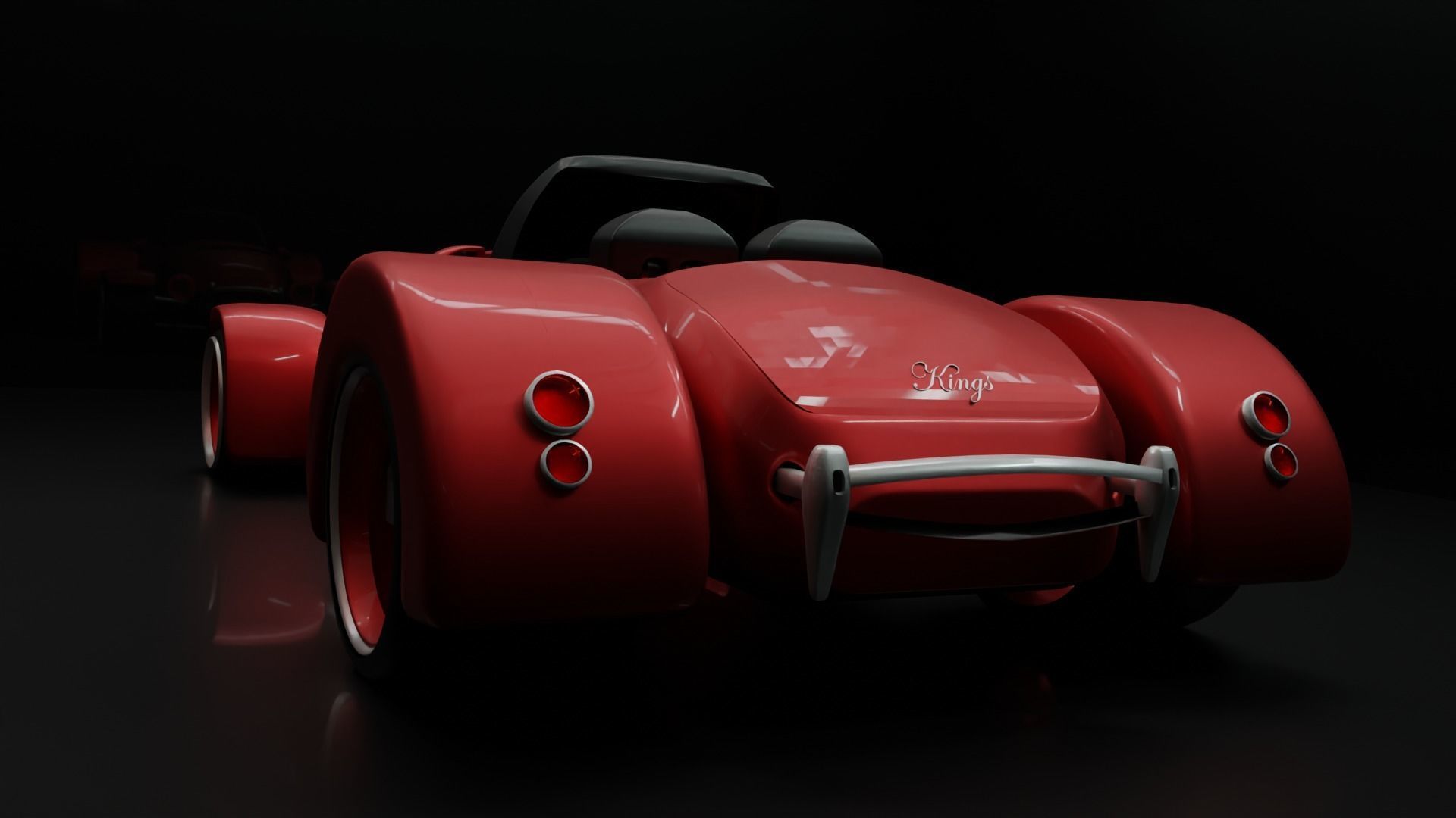 3D Custom Model Panoz Roadster 3D model_5