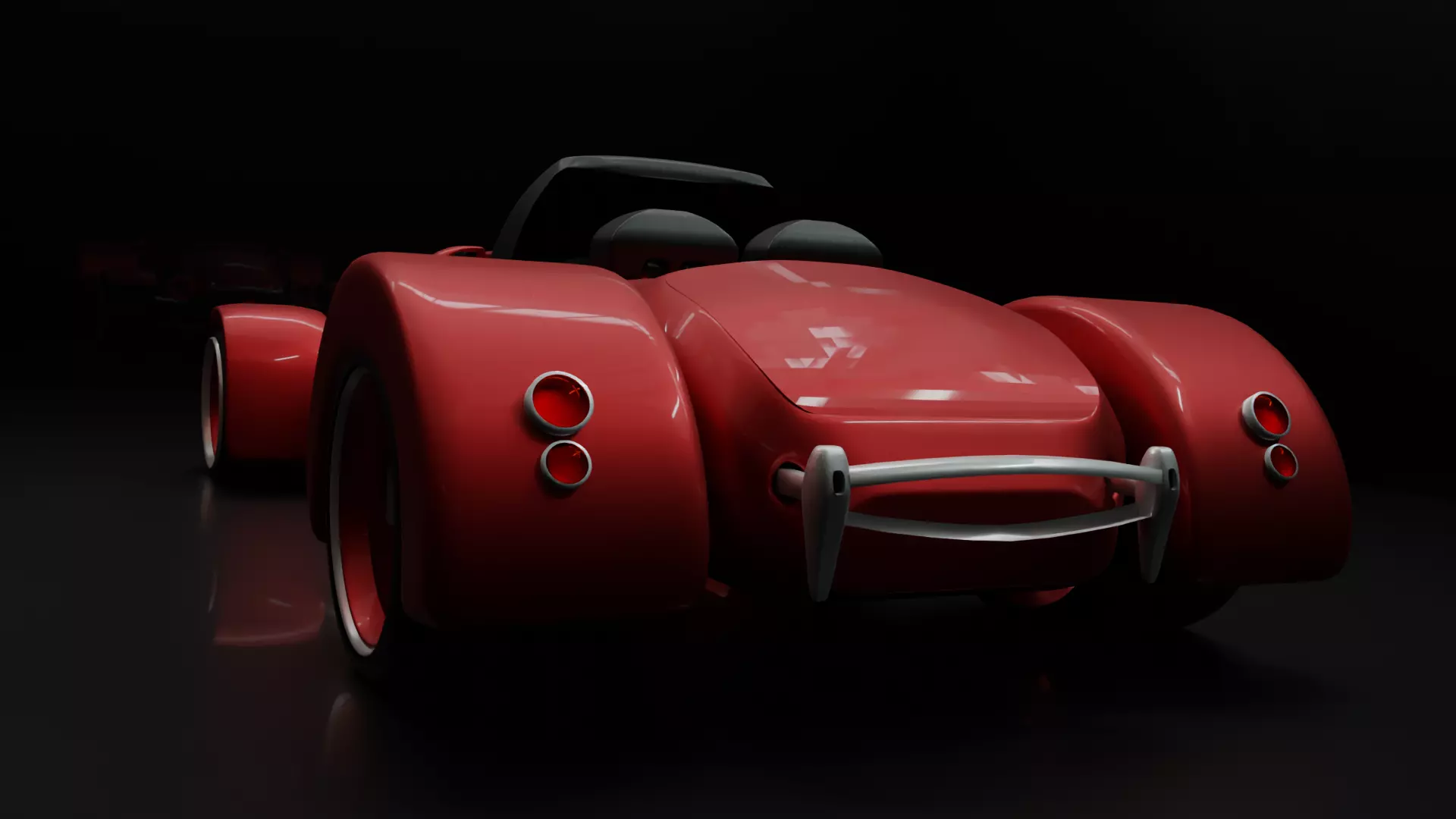 3D Custom Model Panoz Roadster 3D model_0