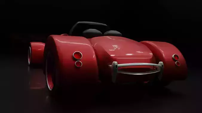 3D Custom Model Panoz Roadster 3D model