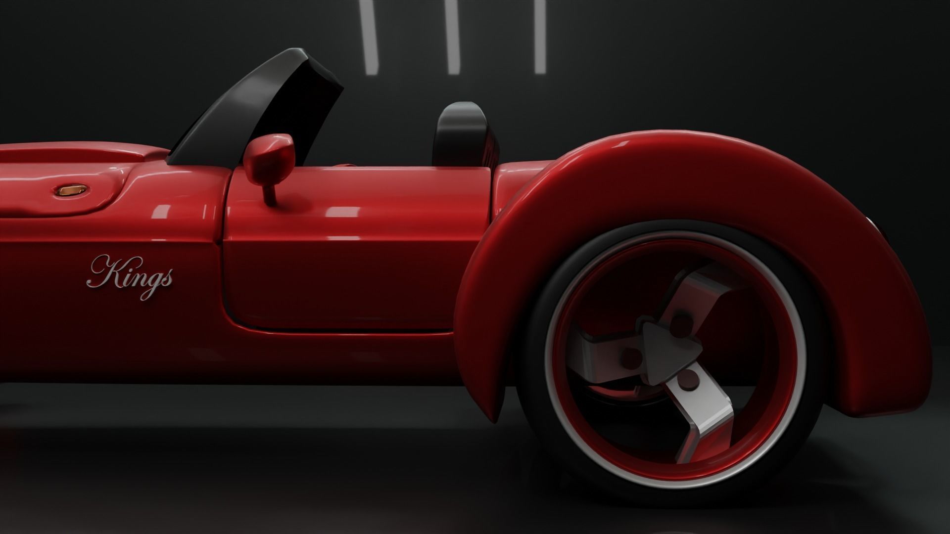 3D Custom Model Panoz Roadster 3D model_1