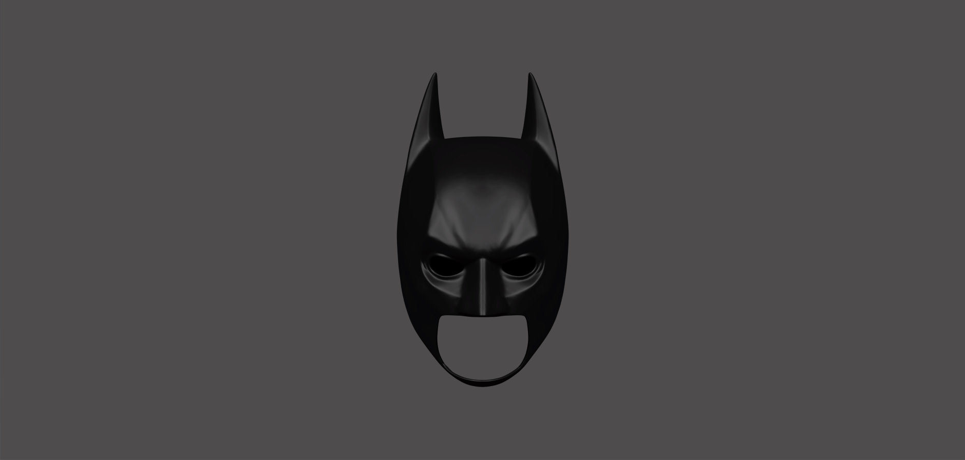BATMAN MASK IN MOVIEBATMANDARK KNIGHT 2008 3D print model_2