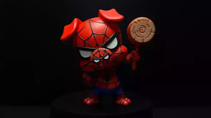 Chibi Spider Ham 3D print model