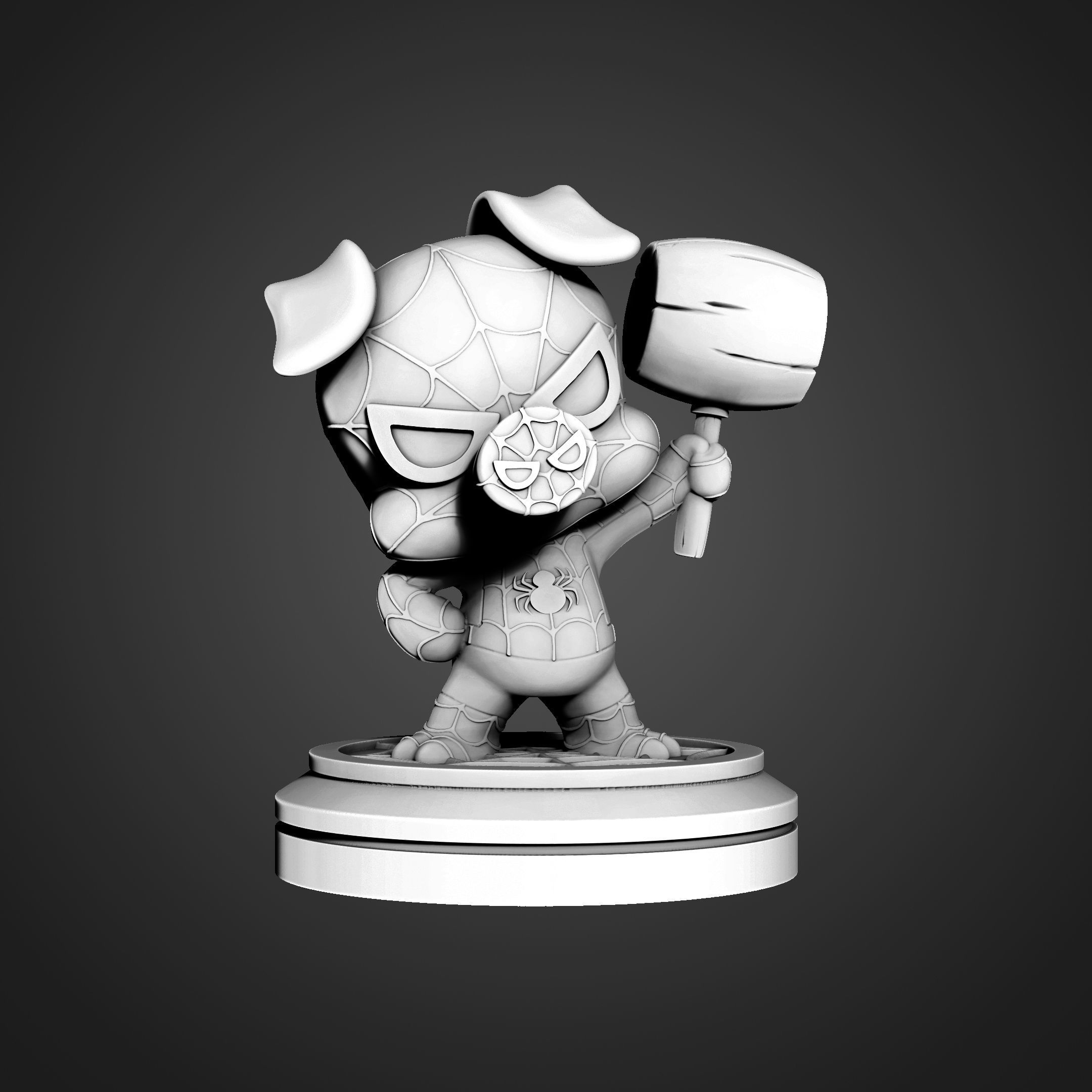 Chibi Spider Ham 3D print model_2