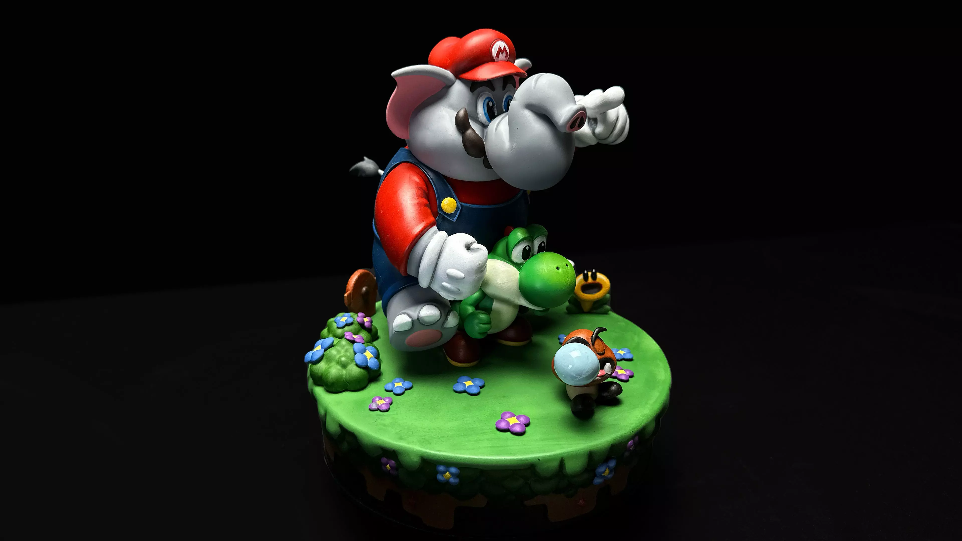 Elephant Mario 3D print model