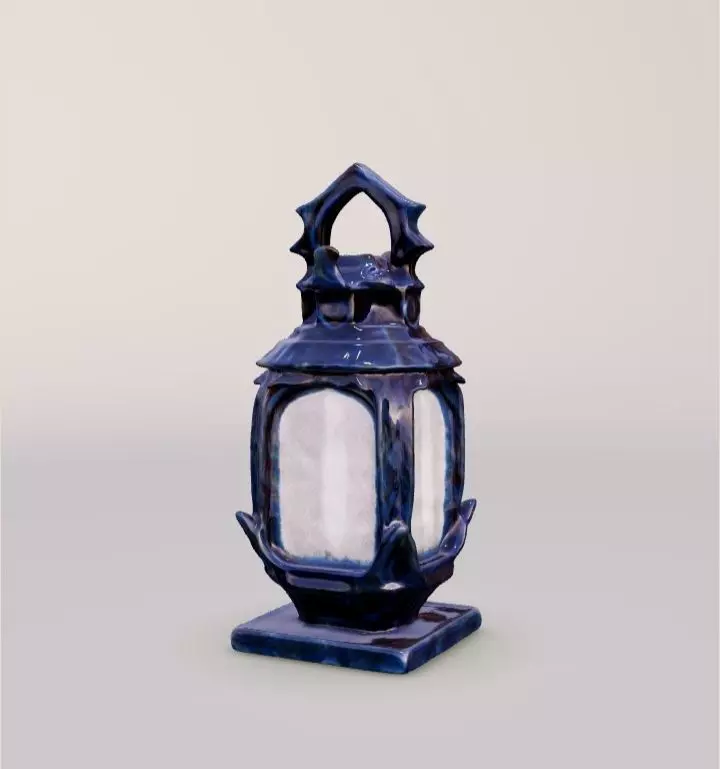 3D Mystical lantern 3D model_0
