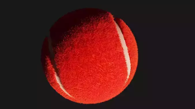 HEAVY RED TENNIS BALL