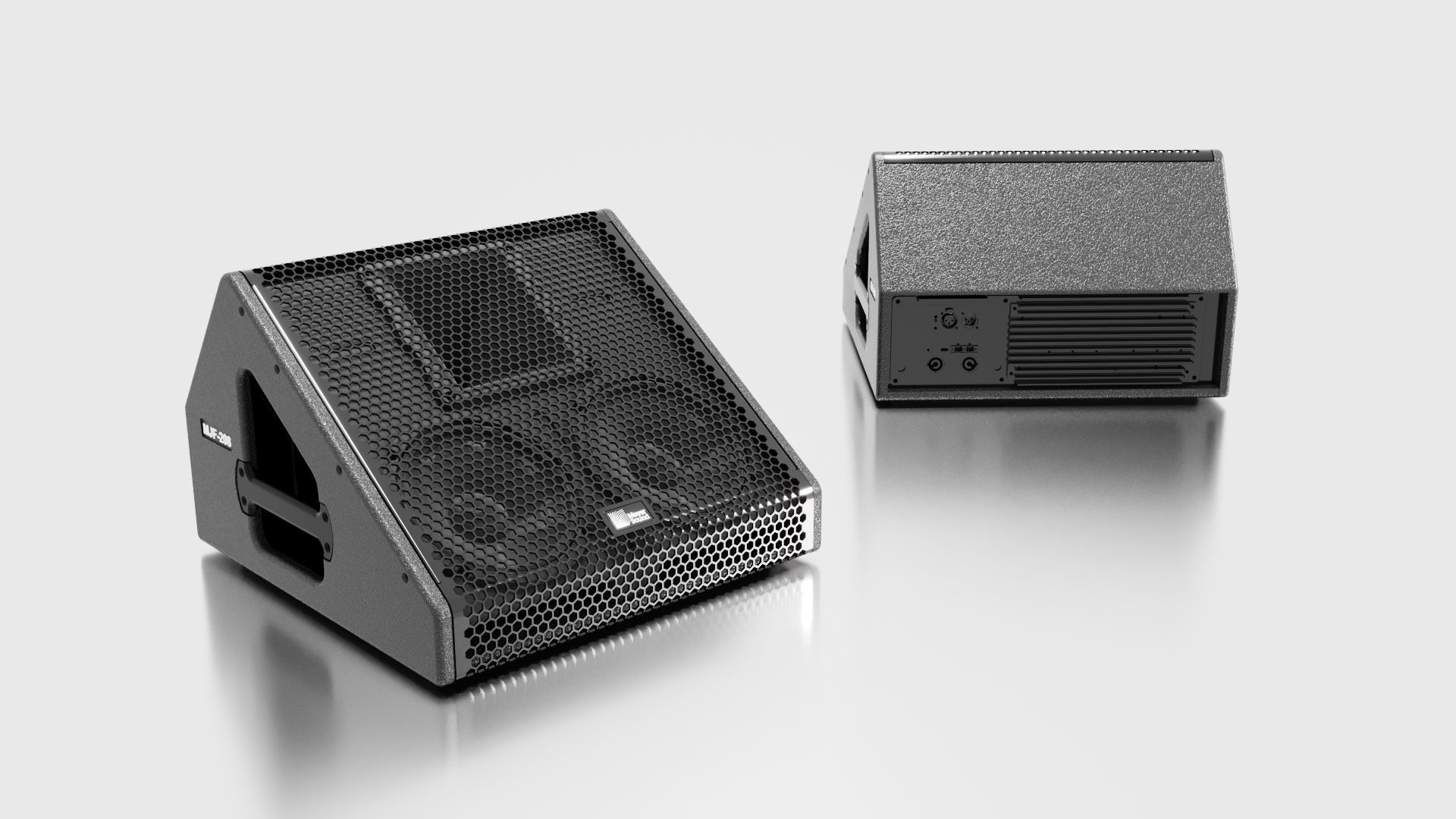 Concert Stage Monitor System Meyer Sound MJF 208 3D model_3