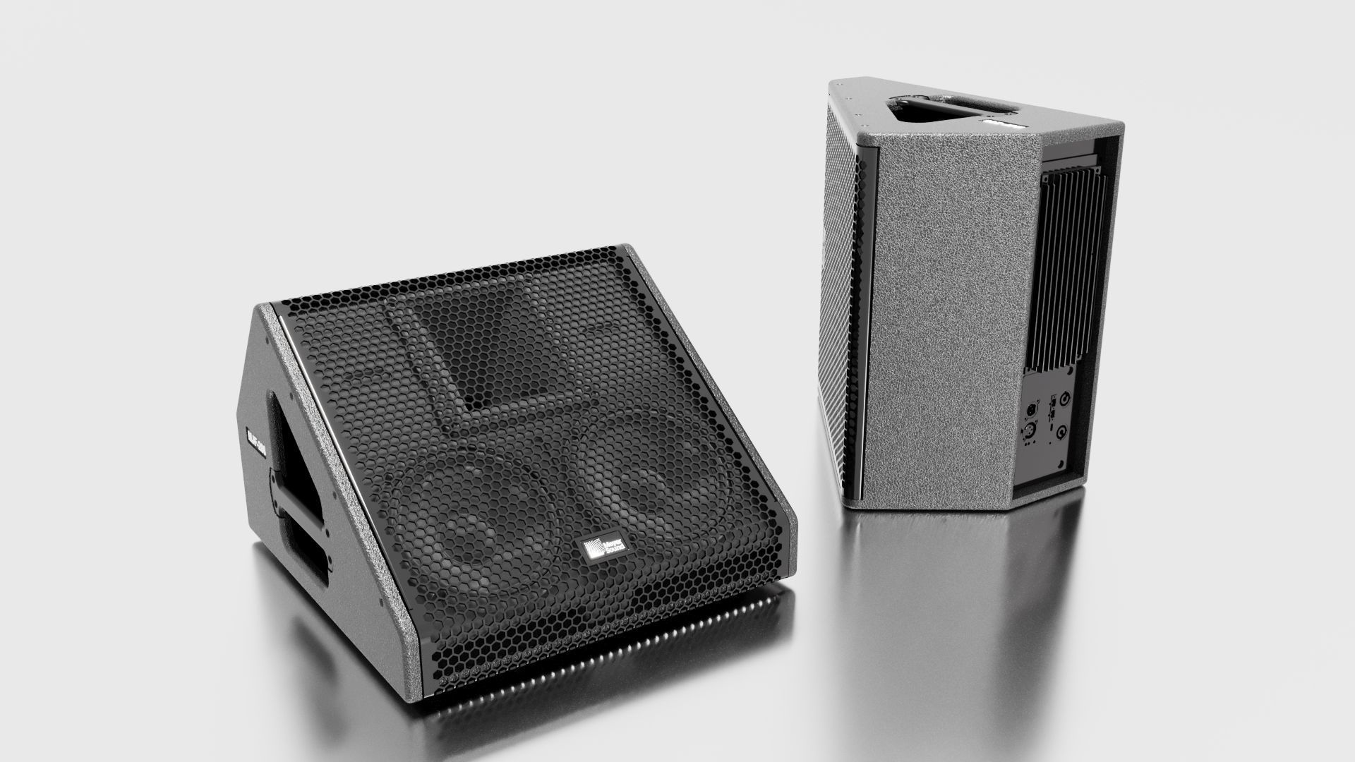 Concert Stage Monitor System Meyer Sound MJF 208 3D model_4