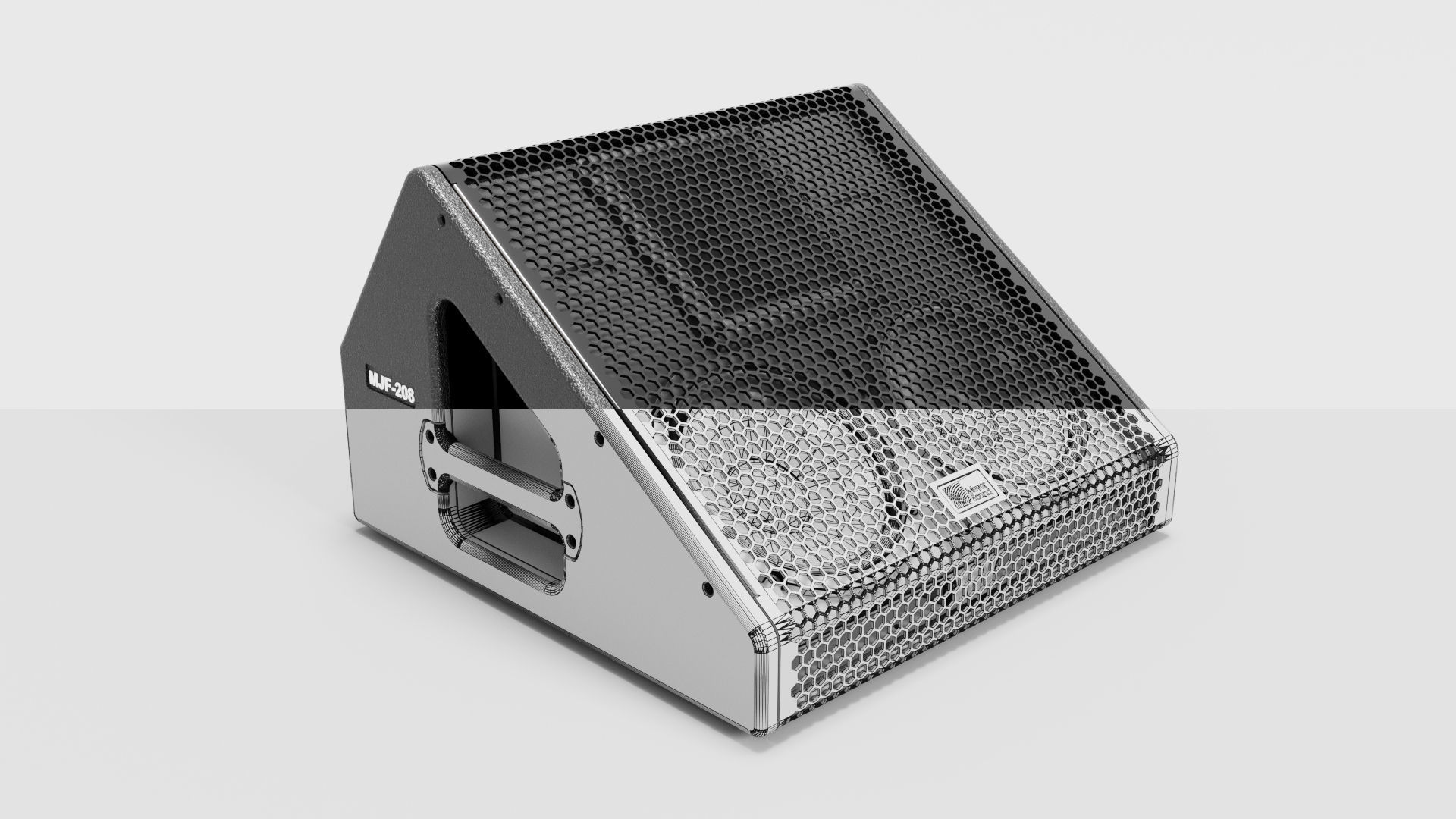 Concert Stage Monitor System Meyer Sound MJF 208 3D model_6