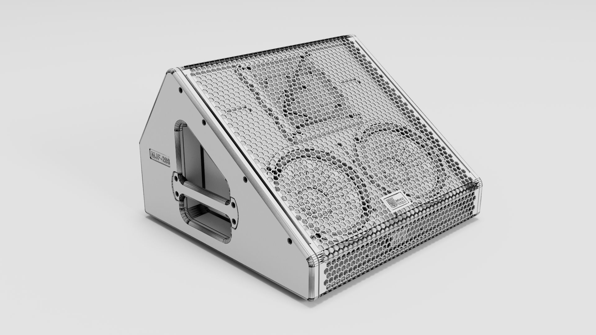 Concert Stage Monitor System Meyer Sound MJF 208 3D model_7