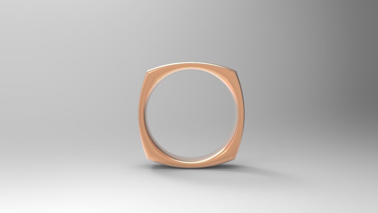 Davids ring  3D print model_5