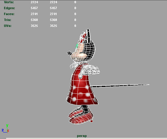 Minnie Mouse AAA Low-poly 3D model_2