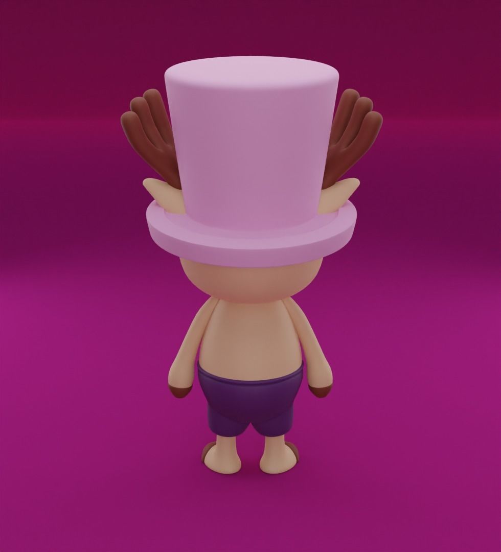 Tony Tony Chopper 3D model for 3D print 3D print model_5