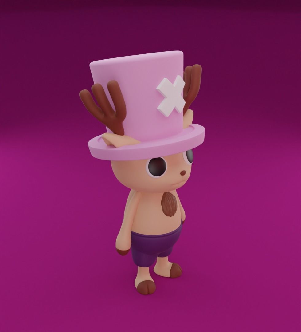 Tony Tony Chopper 3D model for 3D print 3D print model_7