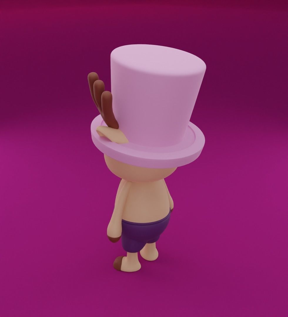 Tony Tony Chopper 3D model for 3D print 3D print model_9