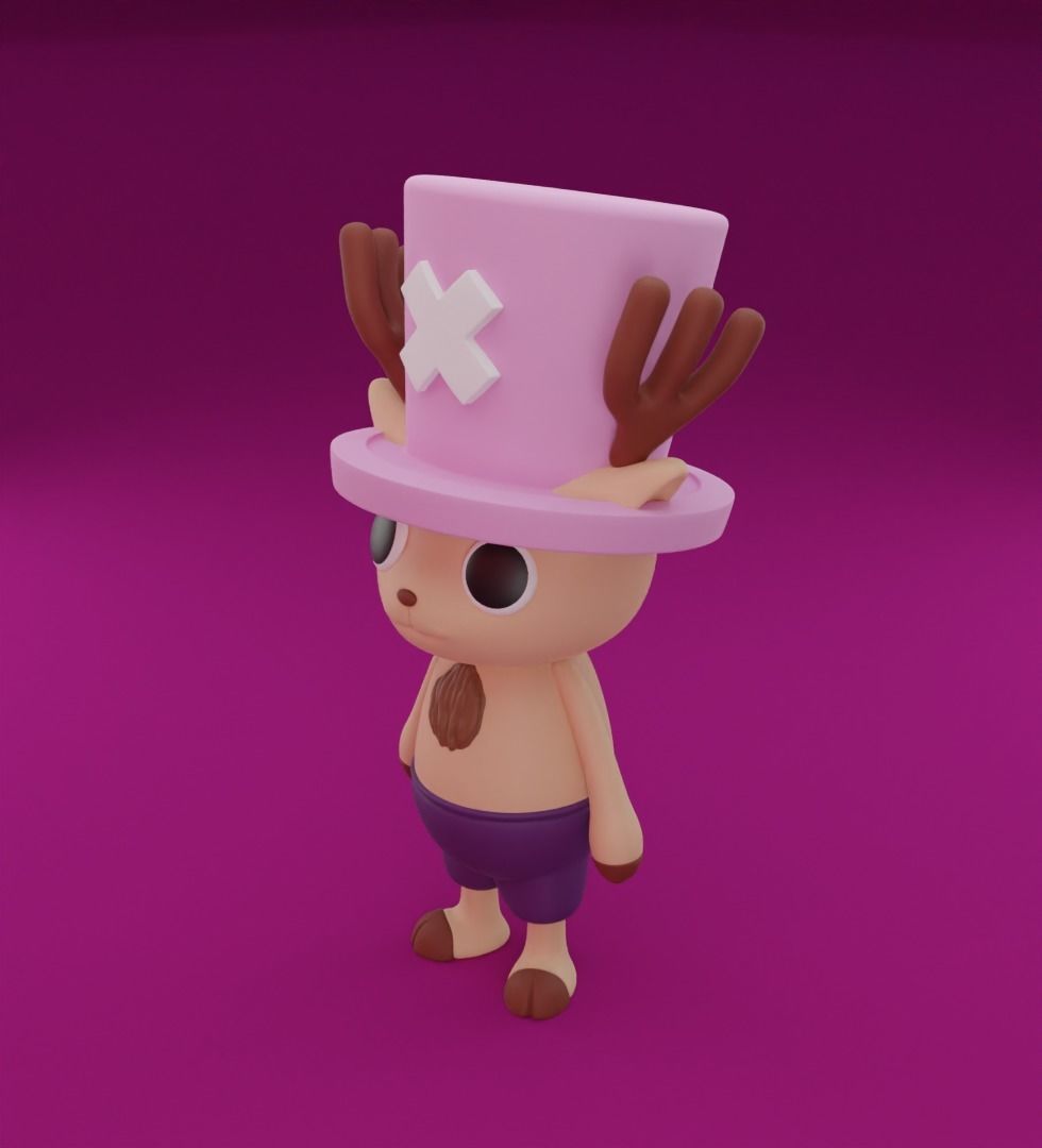 Tony Tony Chopper 3D model for 3D print 3D print model_8