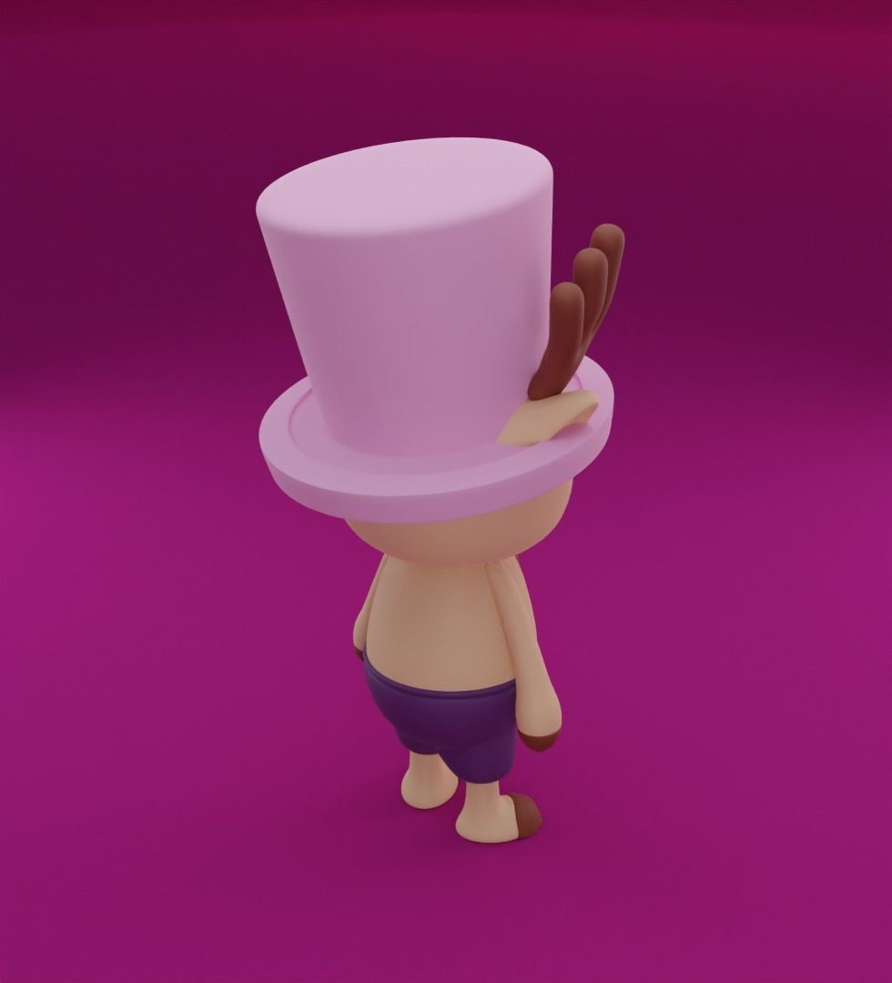 Tony Tony Chopper 3D model for 3D print 3D print model_6
