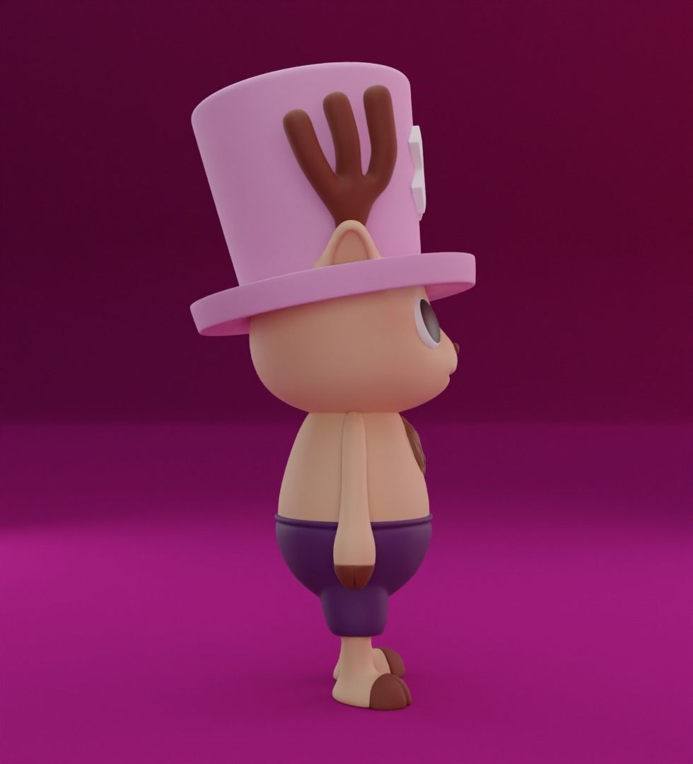 Tony Tony Chopper 3D model for 3D print 3D print model_4