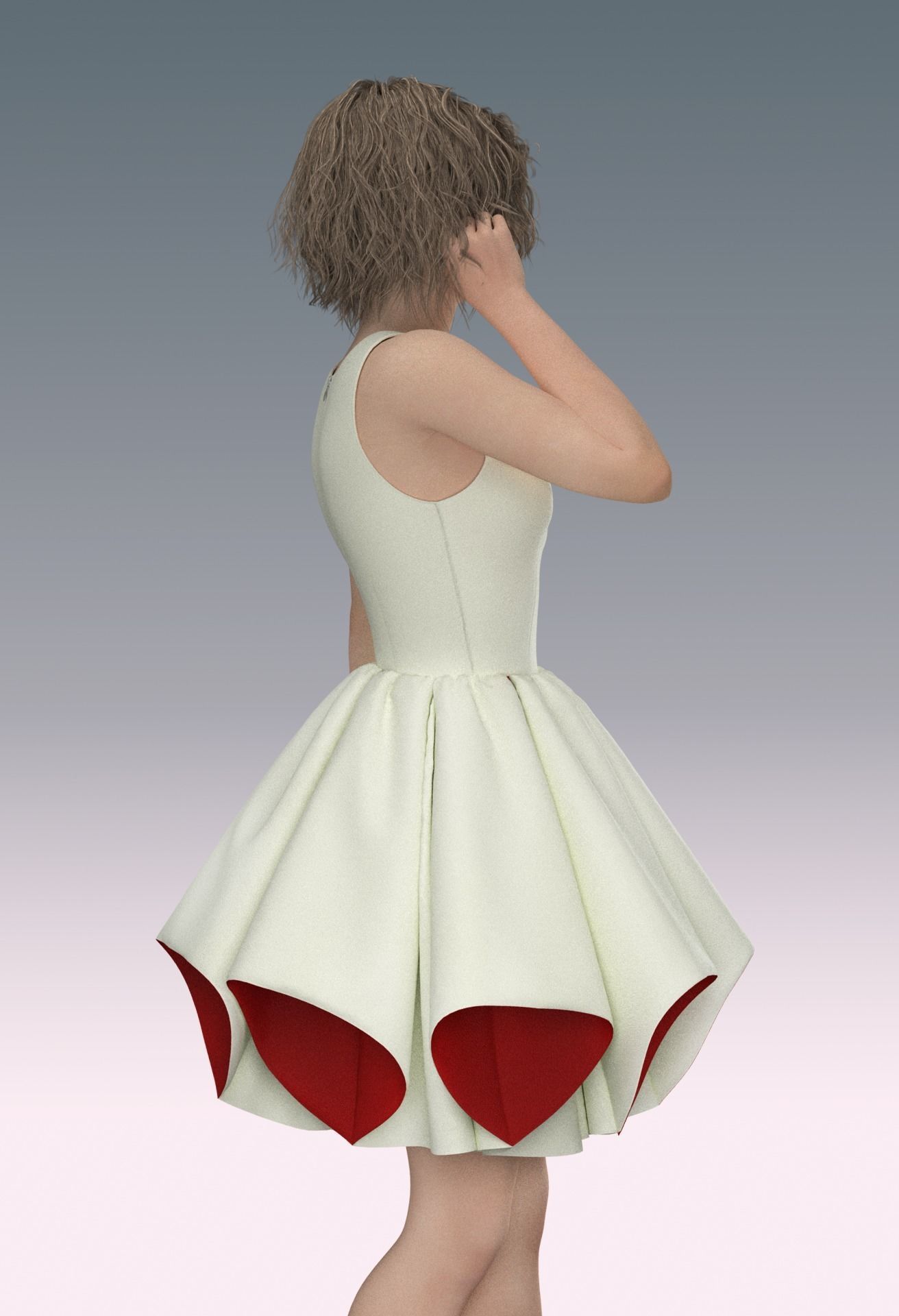Dress 3D model_17