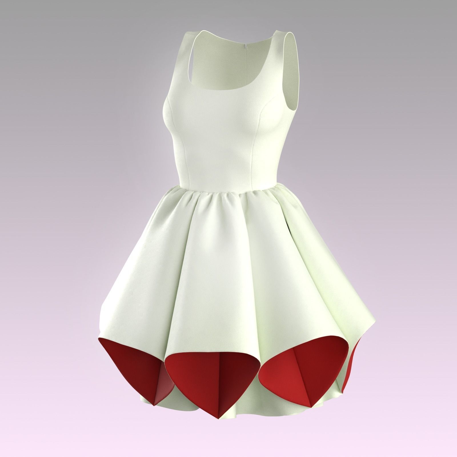Dress 3D model_13