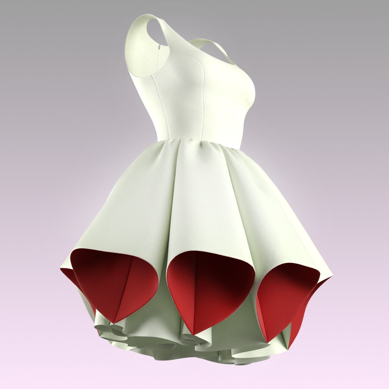 Dress 3D model_11