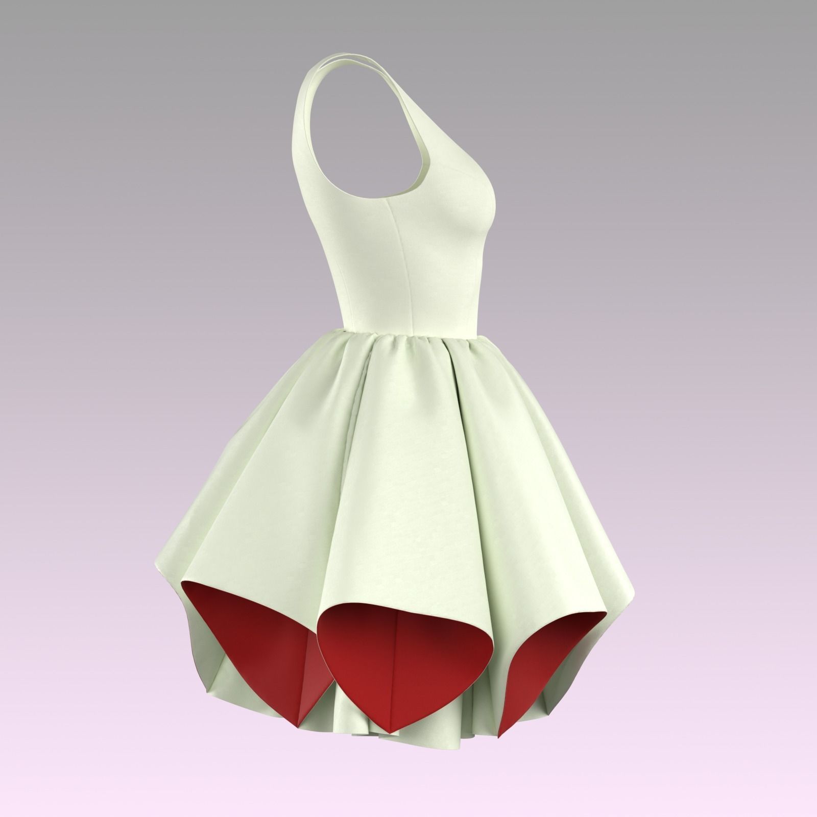 Dress 3D model_3