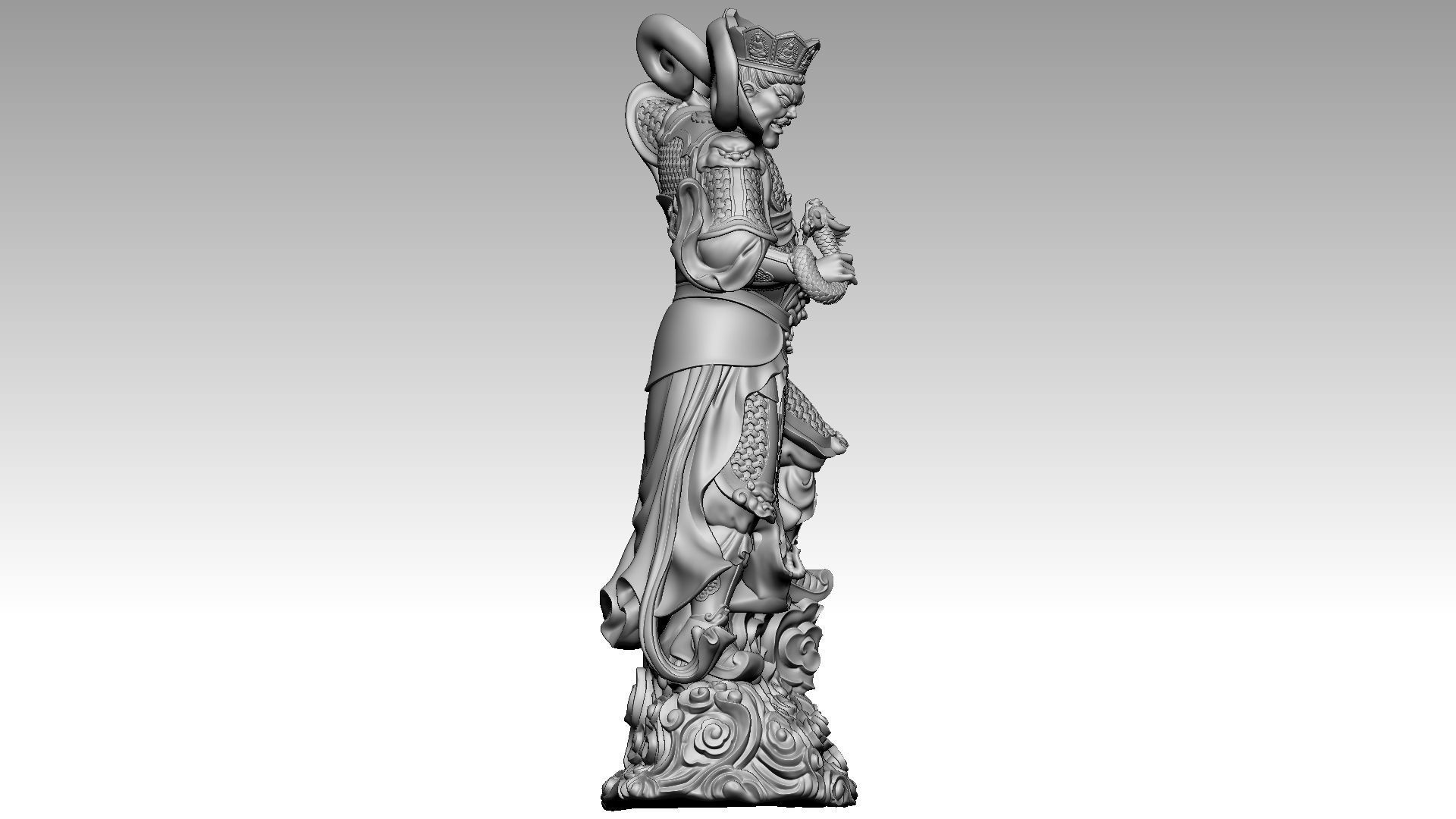 the four Heavenly Kings 2 3D print model_6
