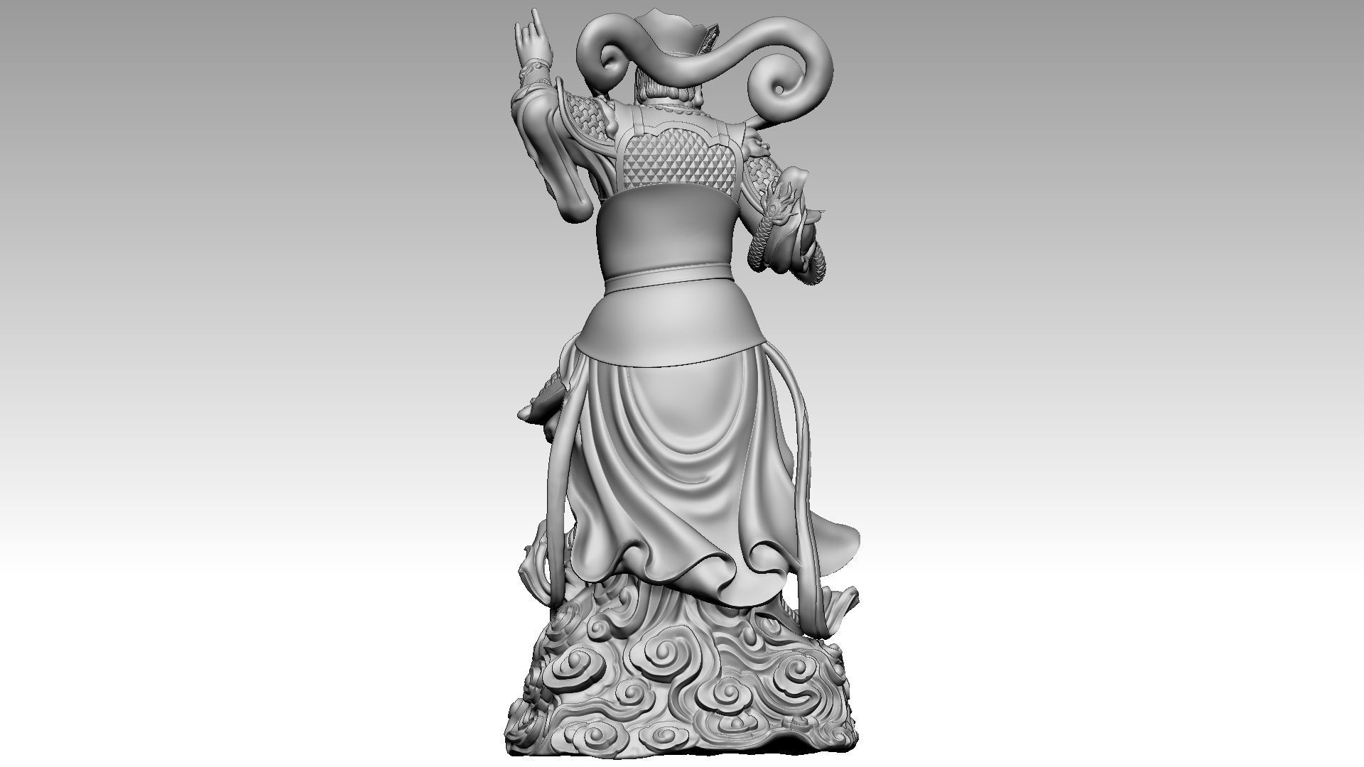 the four Heavenly Kings 2 3D print model_4