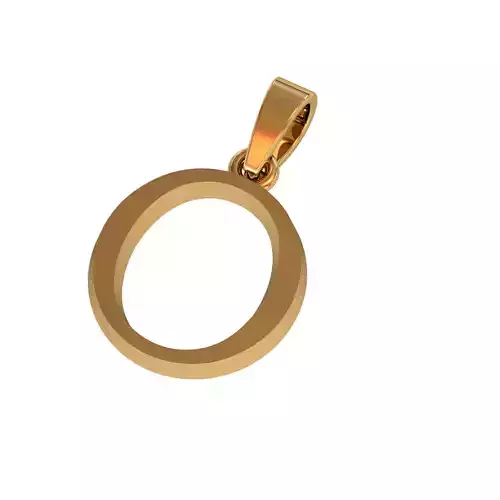 O letter pendant
