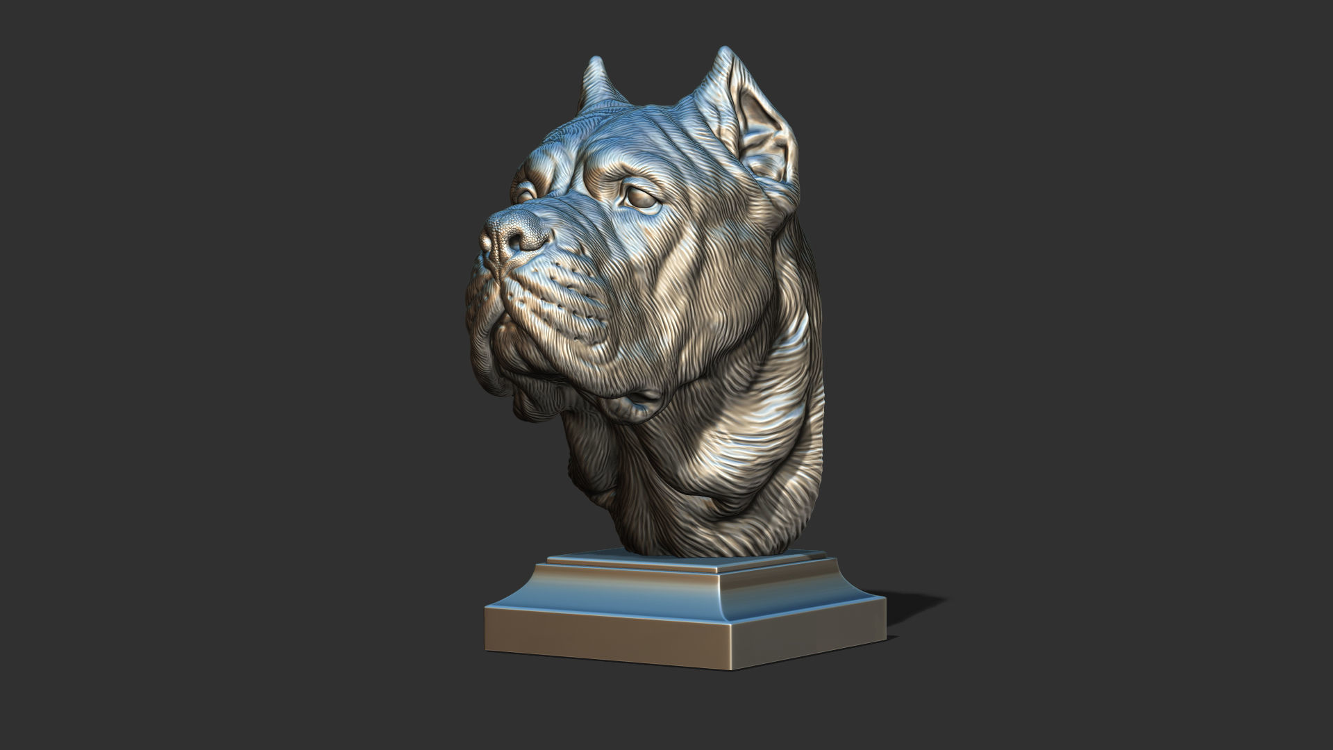 Canne Corso dog 3D print model_28