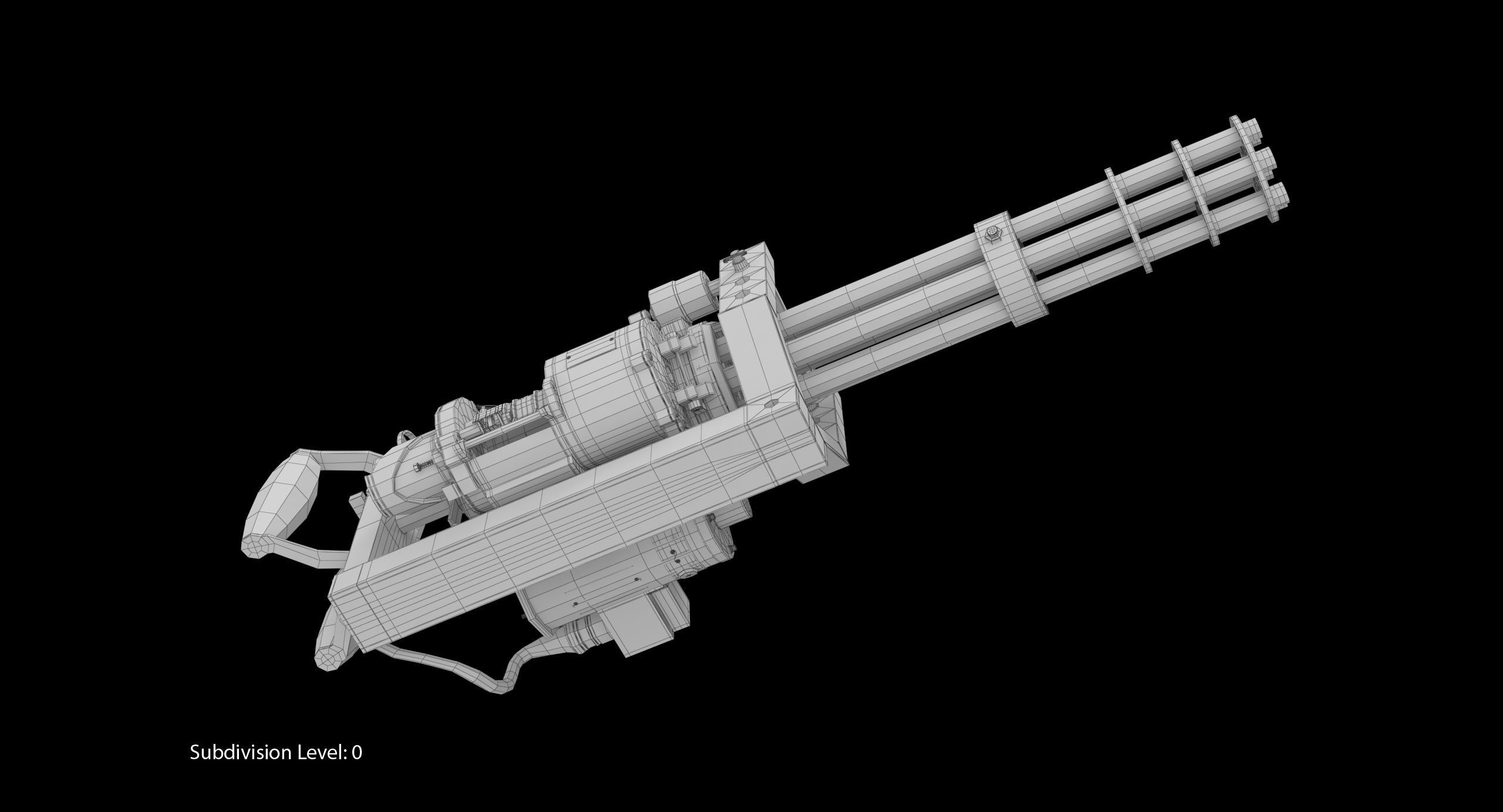 M134 Minigun With Mounting Bracket Collection _12