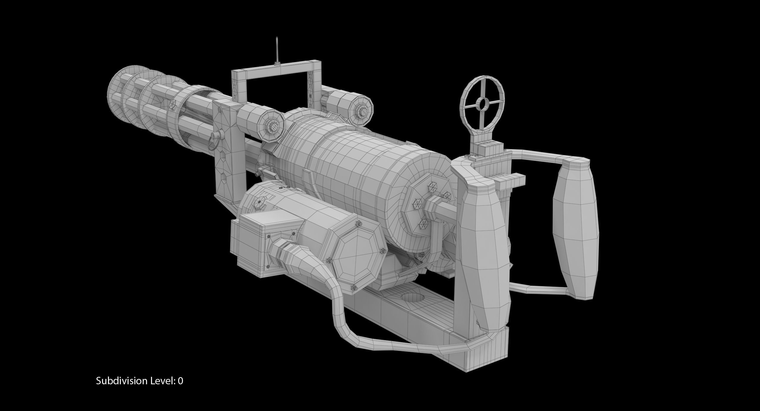 M134 Minigun With Mounting Bracket Collection _15