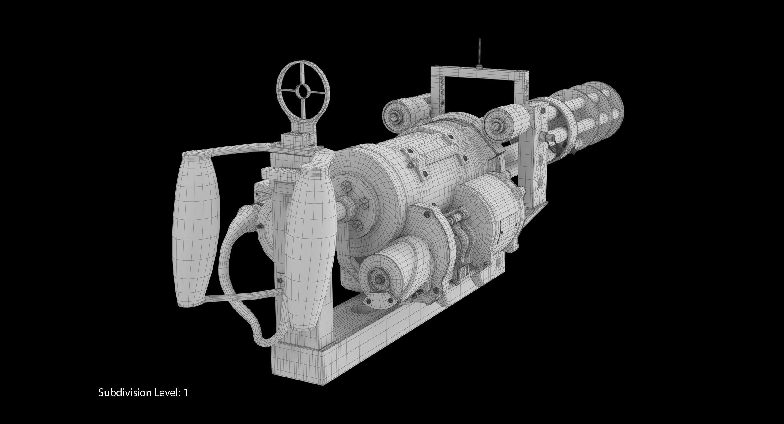 M134 Minigun With Mounting Bracket Collection _20